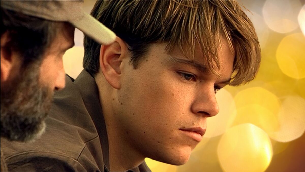 matt damon e robin williams in will hunting genio ribelle